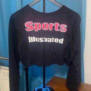 SPORTS ILLUSTRATED CROP TOP LONG SLEEVE